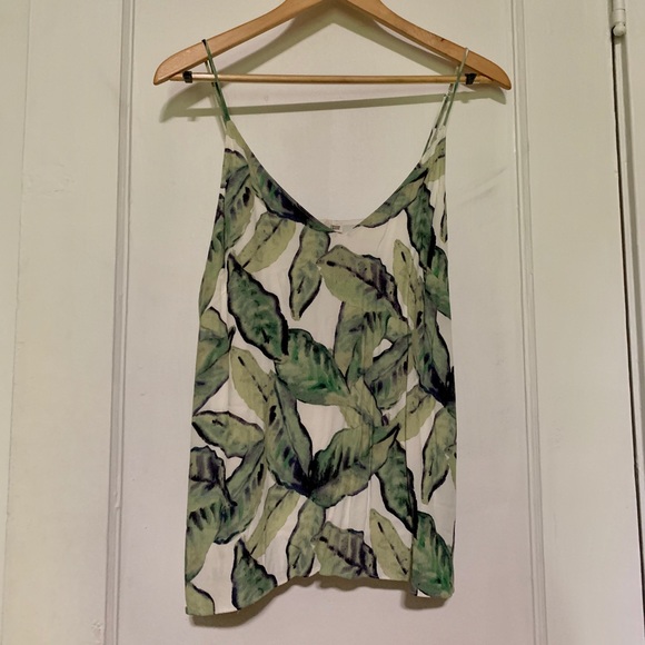 Aritzia Tops - WILFRED FREE Margot Palm Leaf Camisole | Large